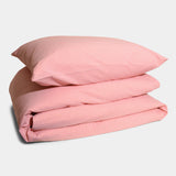 Cotton percale Pillowcase - Orange stripe