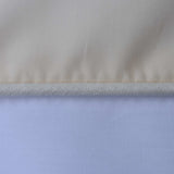 Cotton percale bedding set- Cream & white
