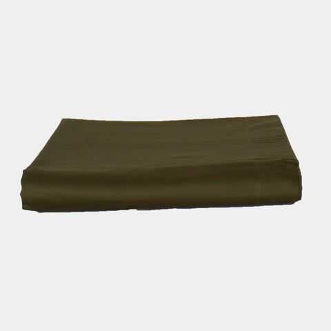 Cotton sateen Undersheet Dark green