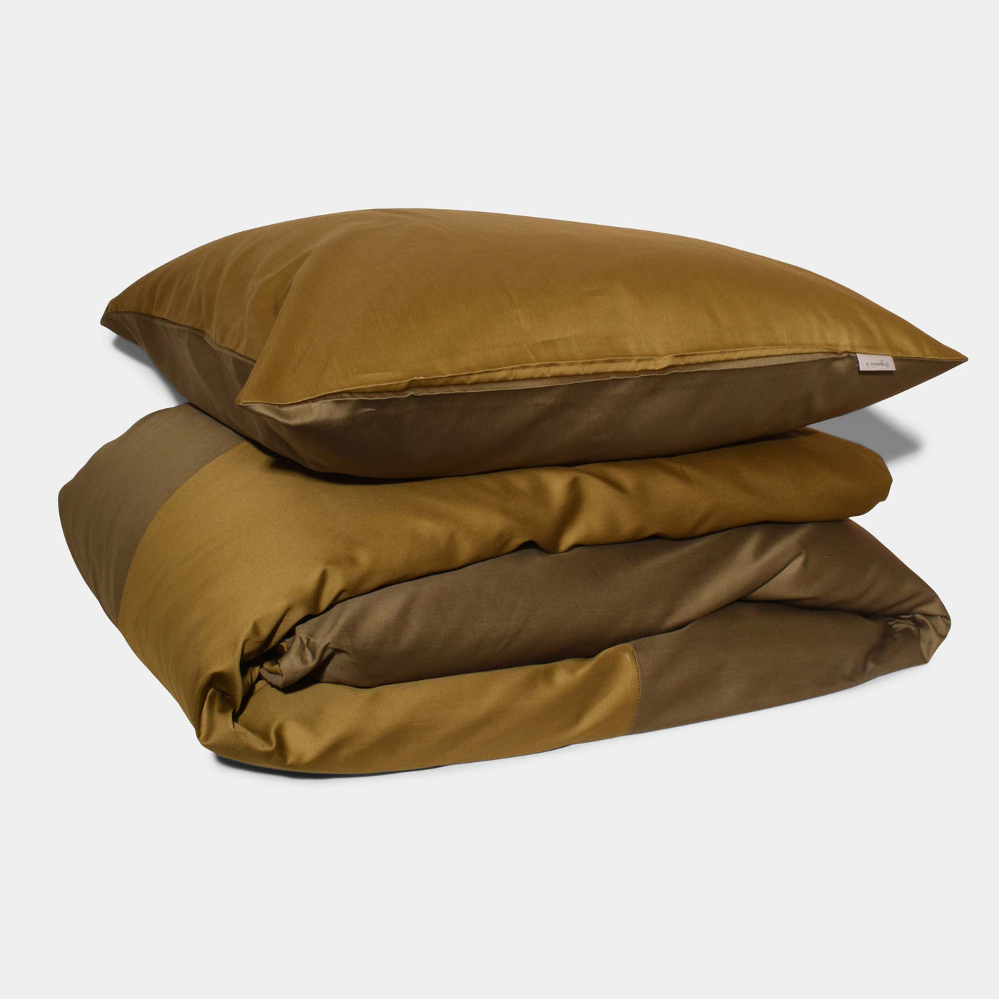COTTON SATEEN Cut & Sew bedding Moss green