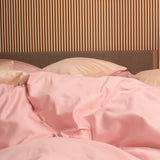 Cotton sateen cut & sew Bedding set- Pink