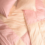 Cotton sateen cut & sew Bedding set- Pink