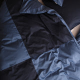 Cotton sateen cut & sew Bedding set- Dusty blue