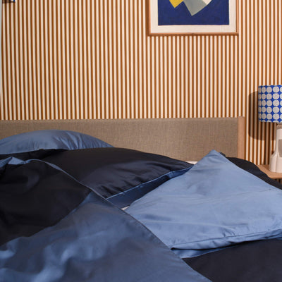COTTON SATEEN Cut & Sew bedding Dusty blue
