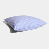 Cotton percale Pillowcase - Blue shirt stripe
