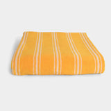 Retro stripe bath sheet - Yellow (100x150 cm)