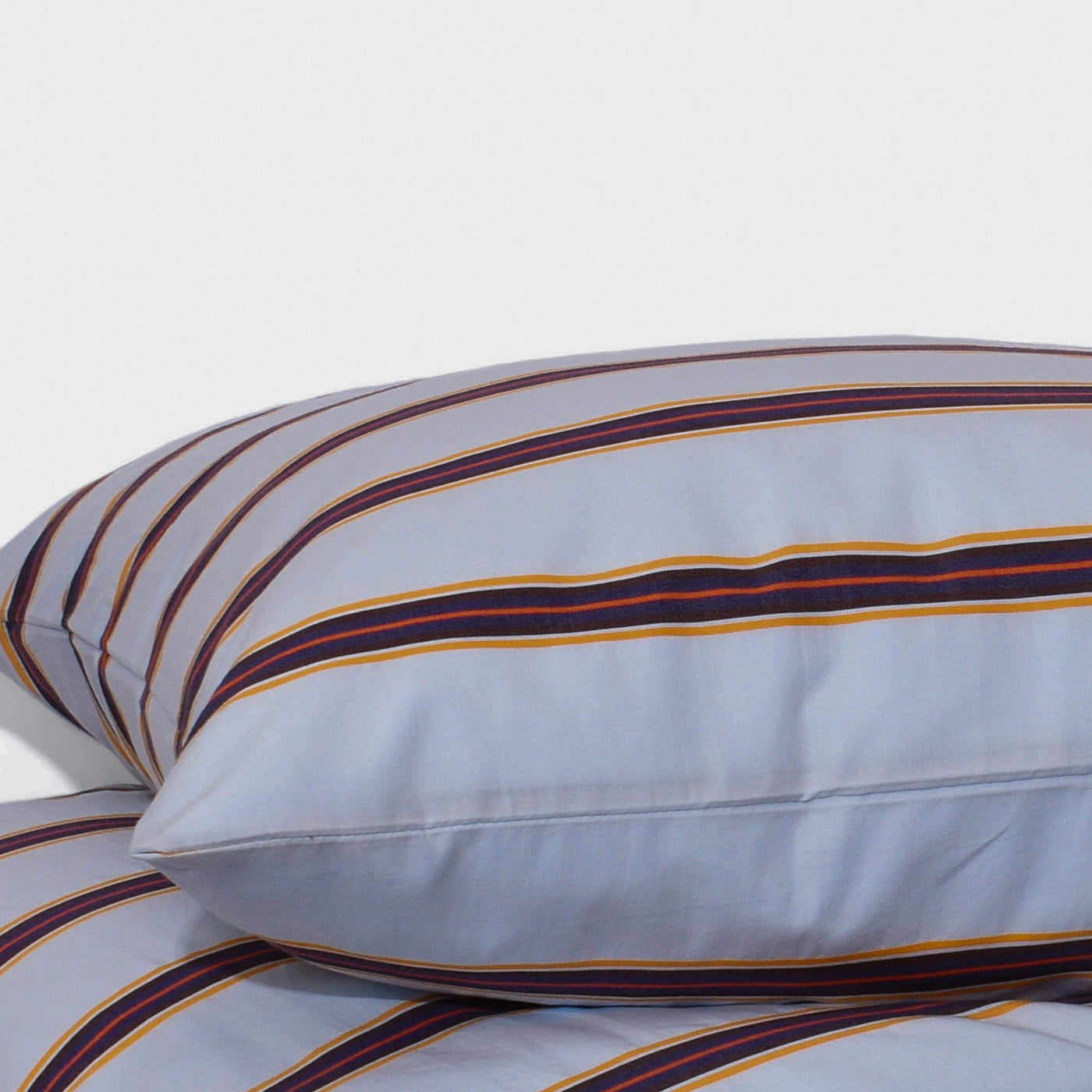 COTTON PERCALE stripe bedding Blue dobby stripe