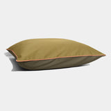 Cotton sateen pillowcase - Moss green