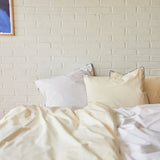 Cotton percale undersheet - White