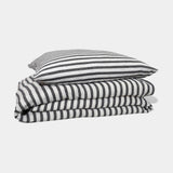 Linen Bedding set - Black stripe