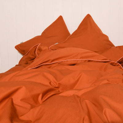 COTTON PERCALE pillow case Ginger
