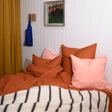 Cotton percale Bedding set- Ginger