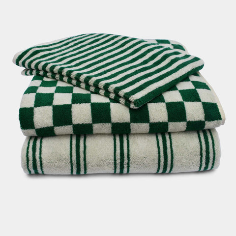 Towels - Pine green