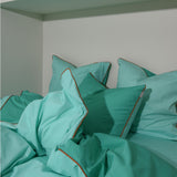 Cotton percale Bedding set- Mint