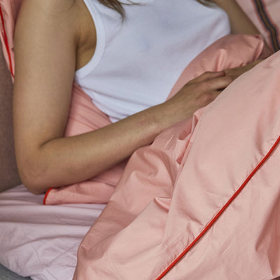 COTTON PERCALE pillow case Pink