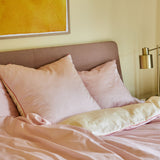 Cotton sateen Undersheet - Light pink