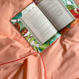 Cotton percale Bedding set- Pink