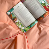 Cotton percale Bedding set- Pink