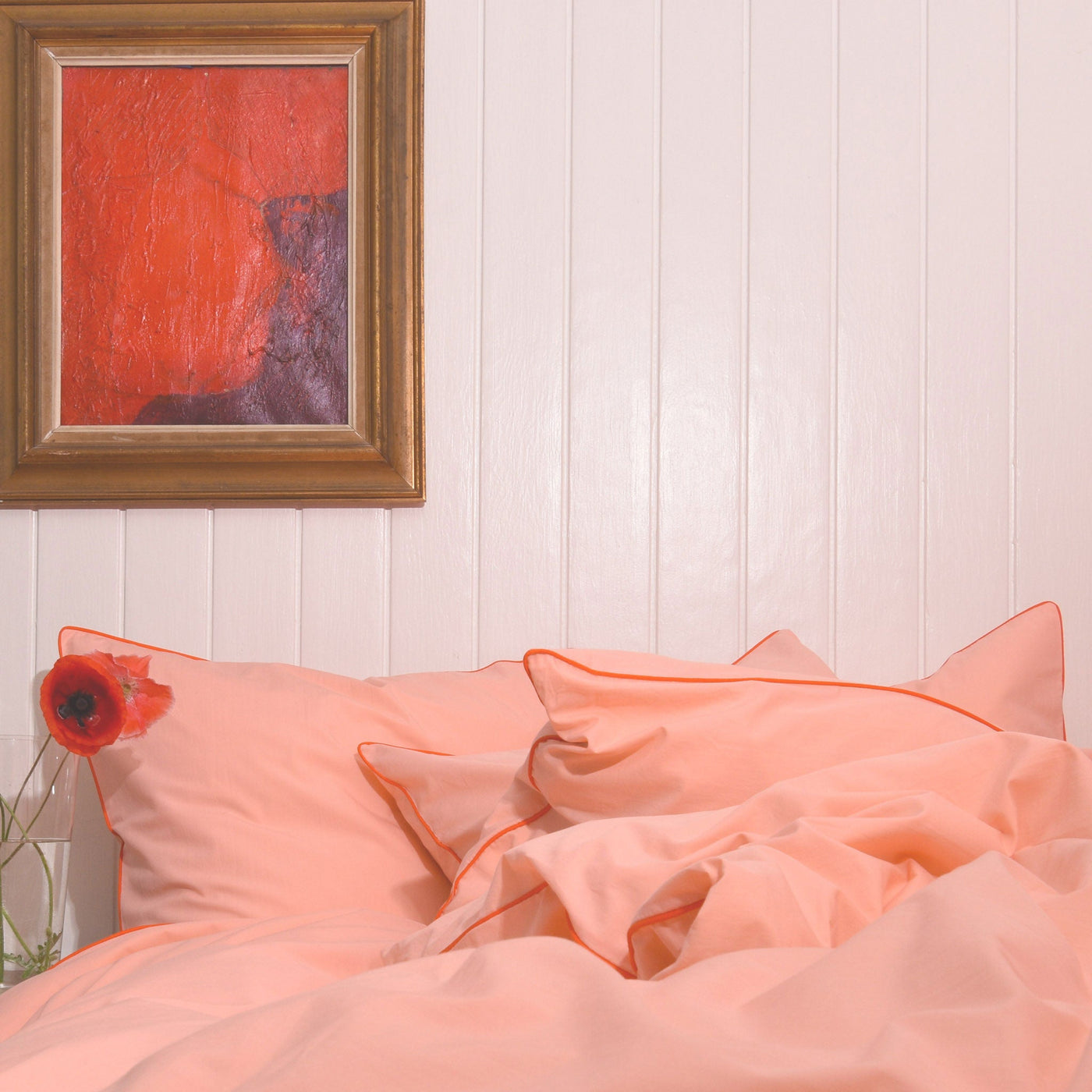 COTTON PERCALE pillow case Pink
