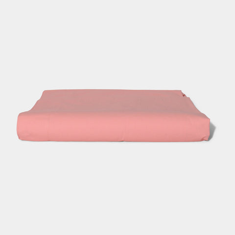 Cotton percale undersheet - Pink