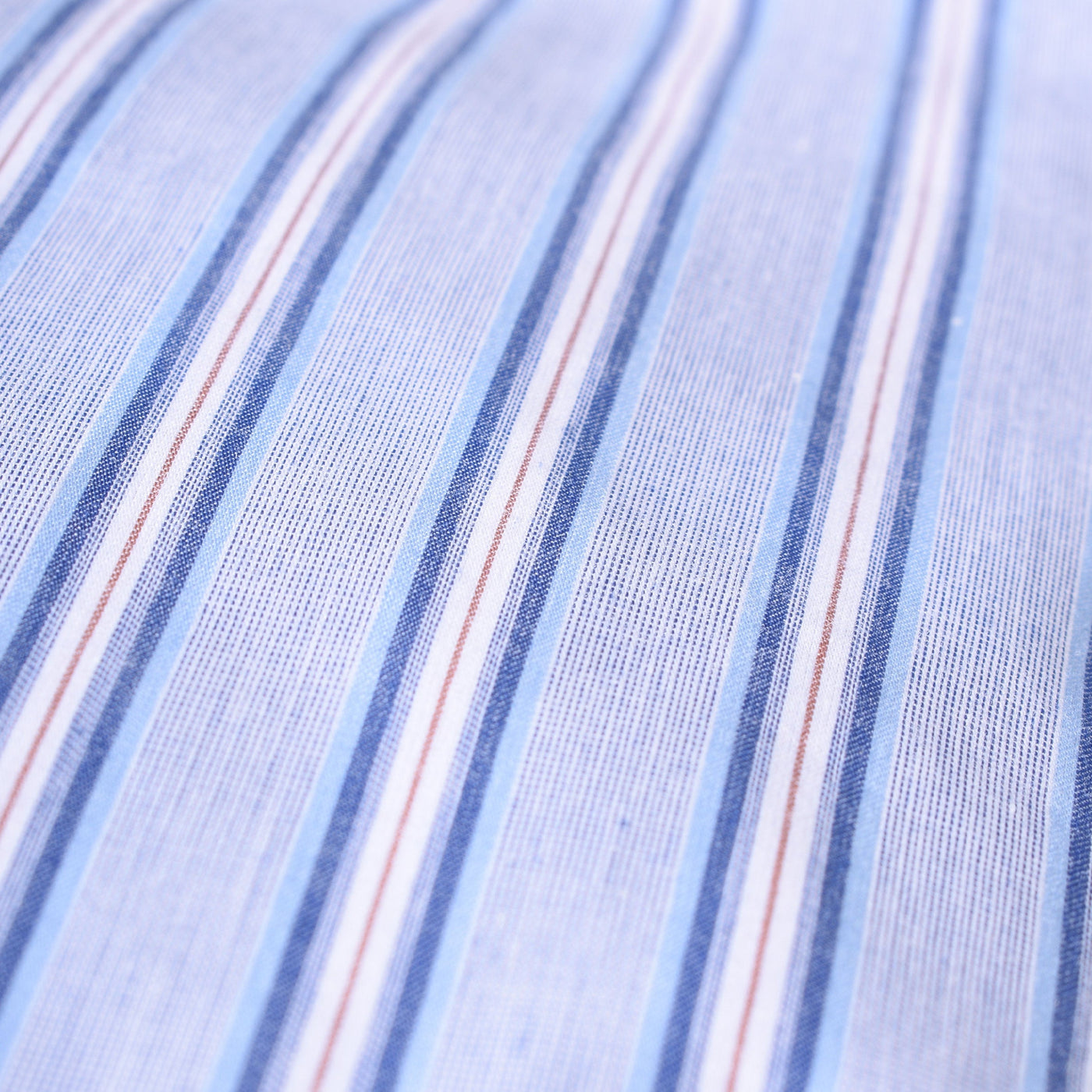 COTTON PERCALE stripe bedding Blue shirt stripe
