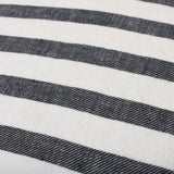 Linen Bedding set - Black stripe