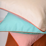 Cushion - Light pink & cream