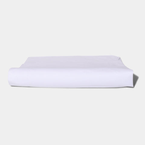 Cotton percale undersheet - White