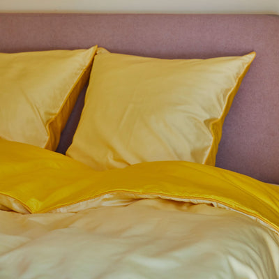COTTON SATEEN bedding Yellow