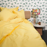 Cotton sateen Bedding set- Yellow