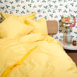 Cotton sateen Bedding set- Yellow